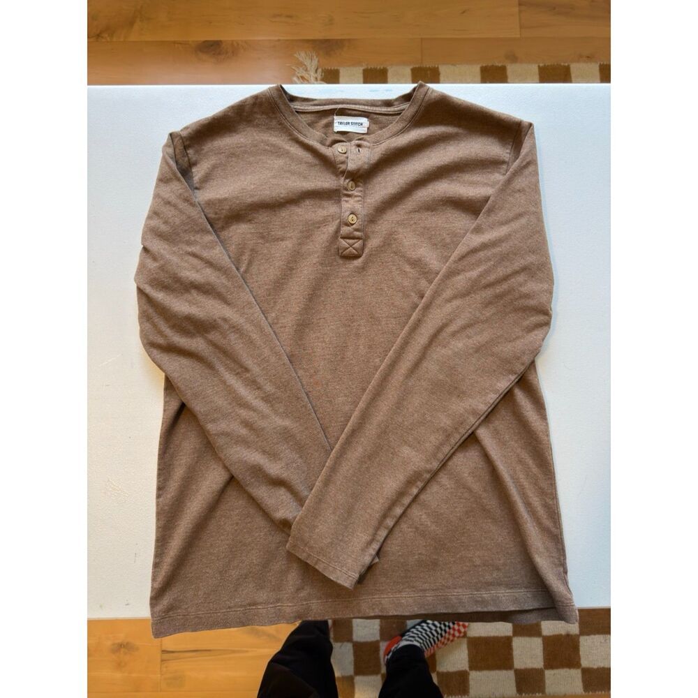 The Heavy Bag Henley - Brown